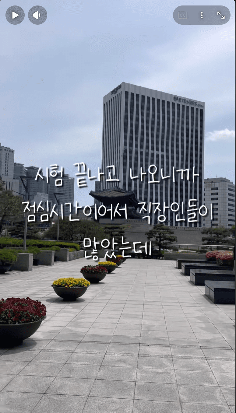 공감형 브이로그